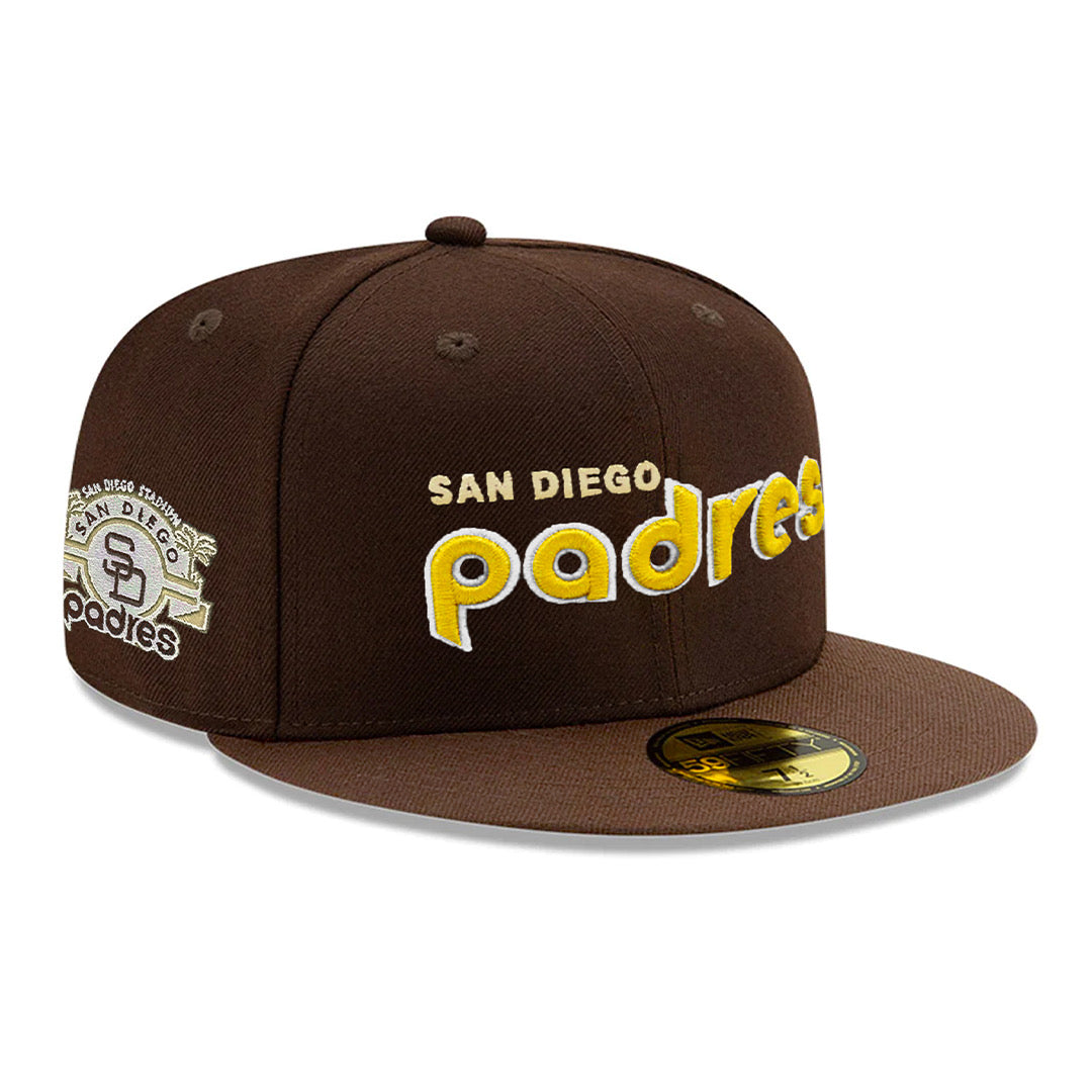 New Era x Arts-Rec San Diego Padres 59FIFTY Fitted Hat : Burnt Wood / Walnut The Wizard 7 1/4