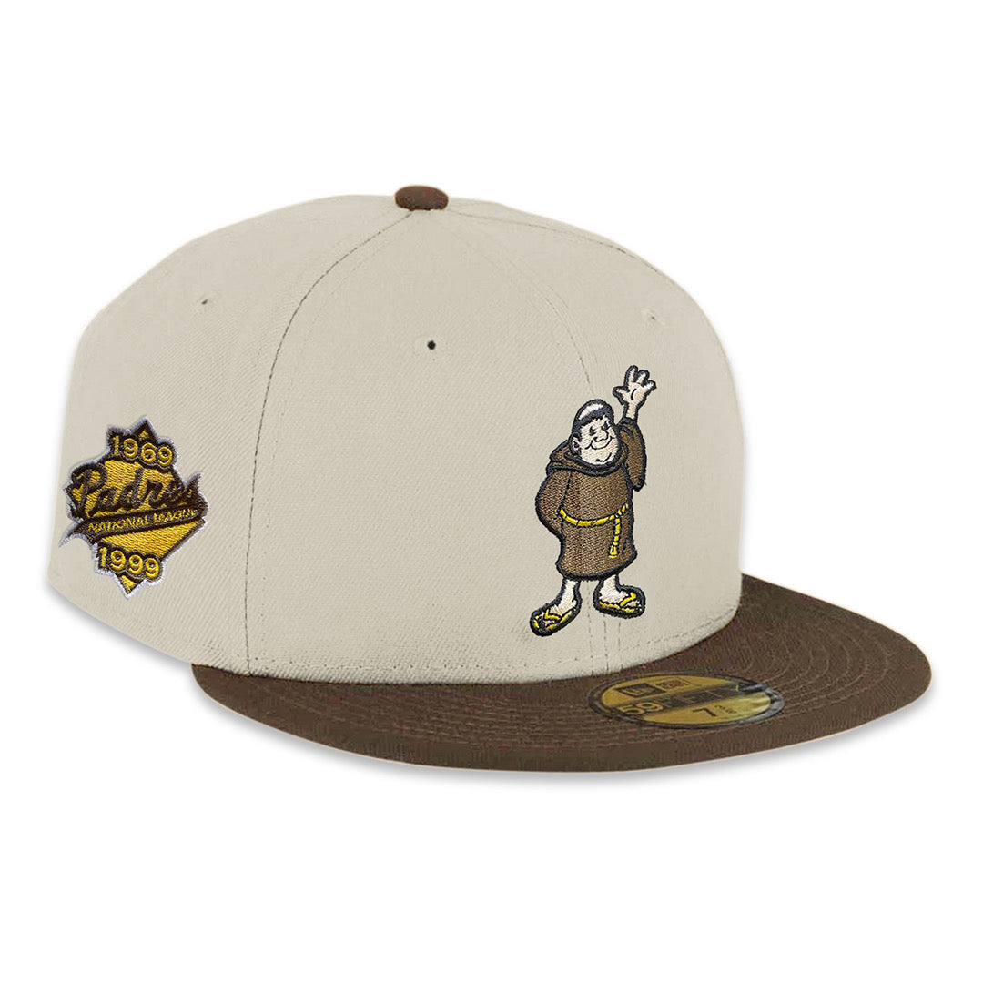 New Era x Arts-Rec San Diego Padres 59FIFTY Fitted Hat : Stone / Walnut Waving Friar 7 3/8
