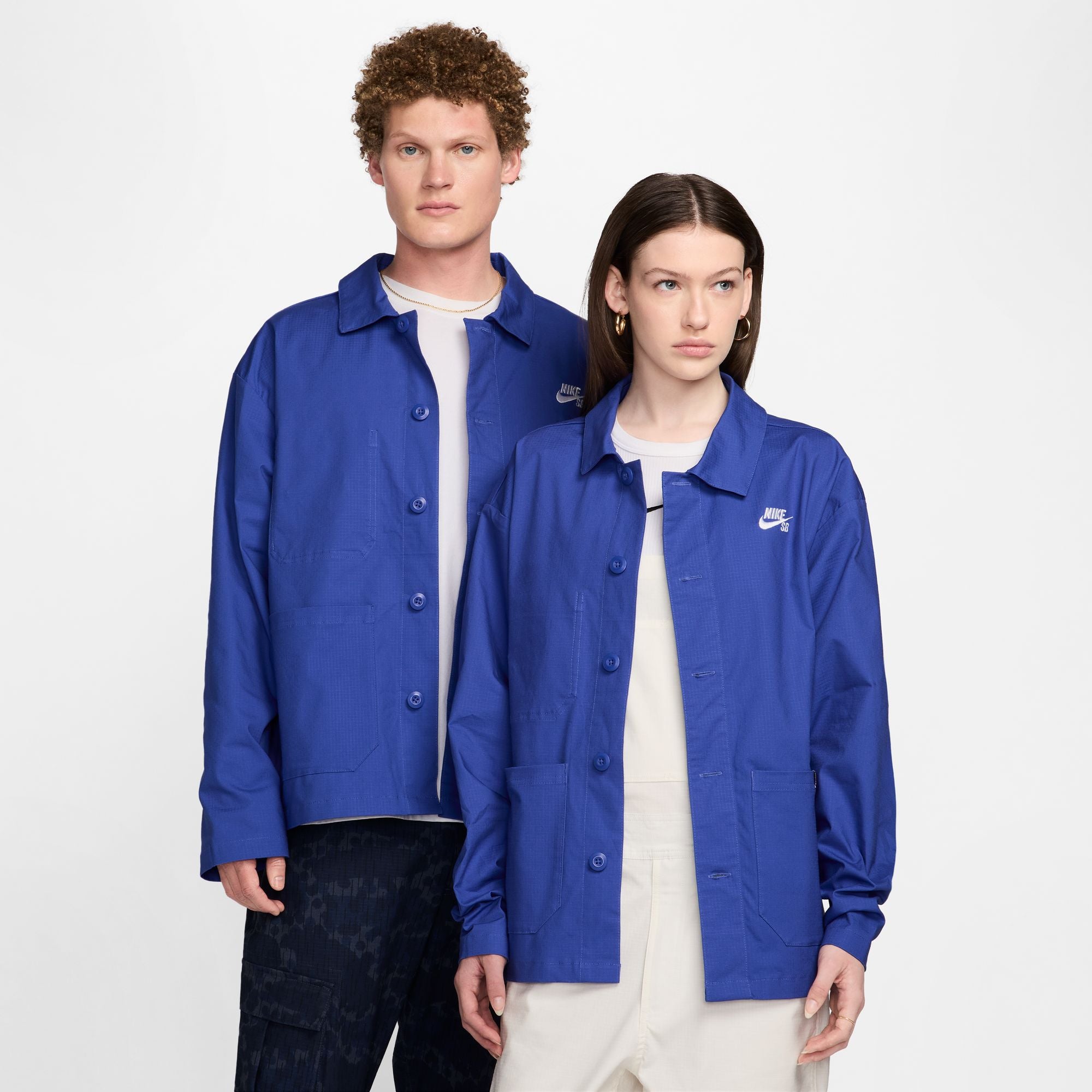 Nike SB USA Olympic Kit Chore Jacket - Astronomy Blue / White