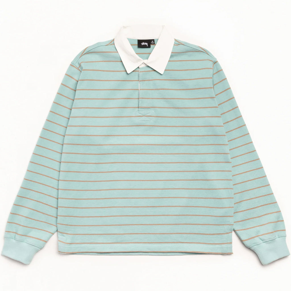 Stussy : Striped Rugby Shirt - Blue – arts - rec