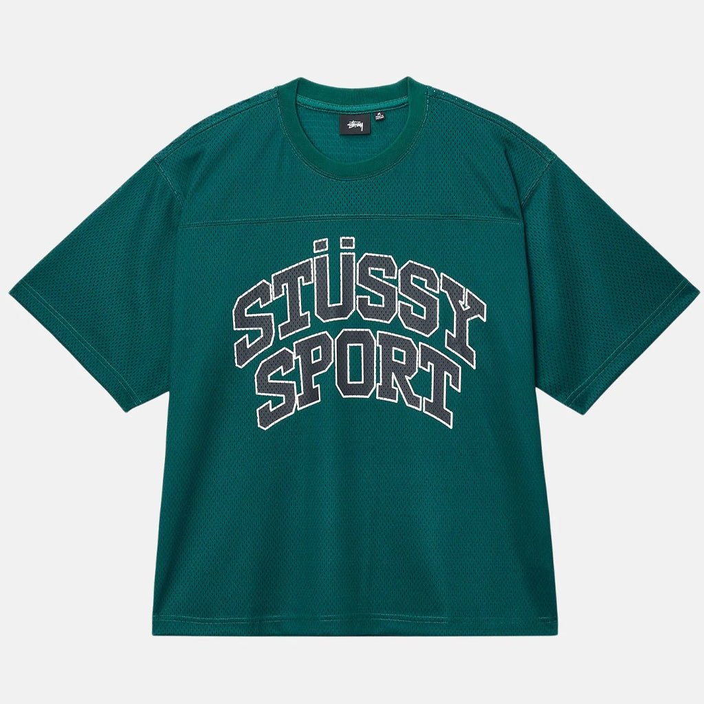 Stussy: Sport Mesh Football Jersey - Green – arts - rec