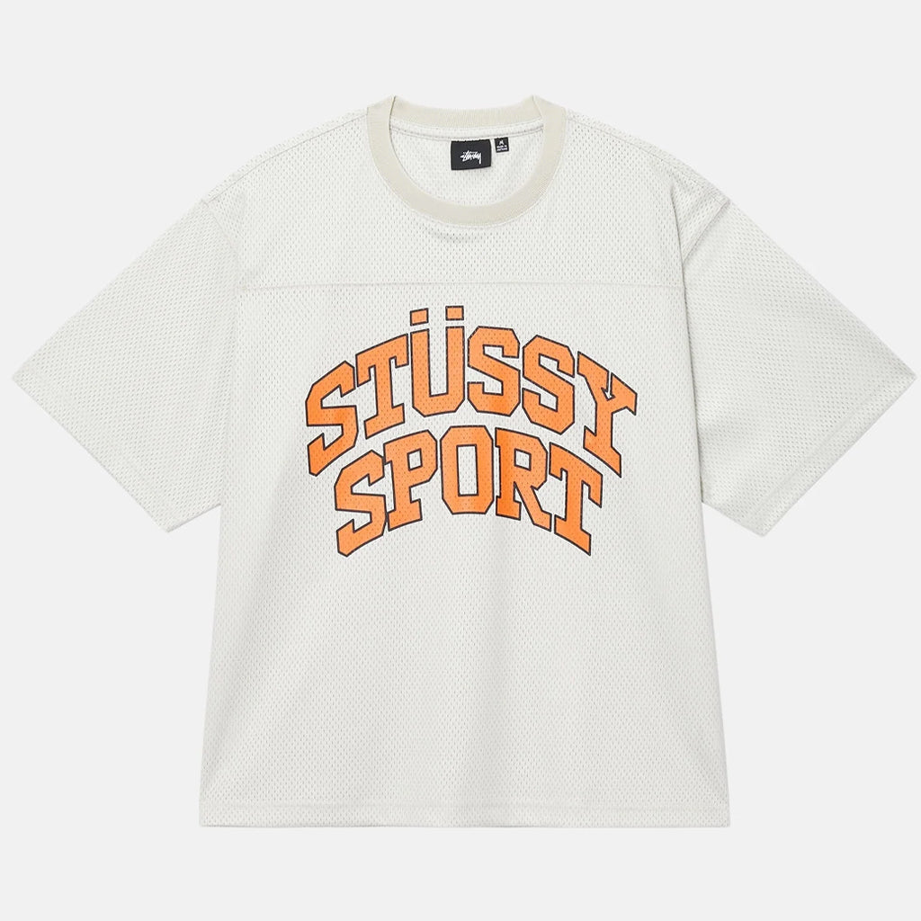 Stussy: Sport Mesh Football Jersey - Natural