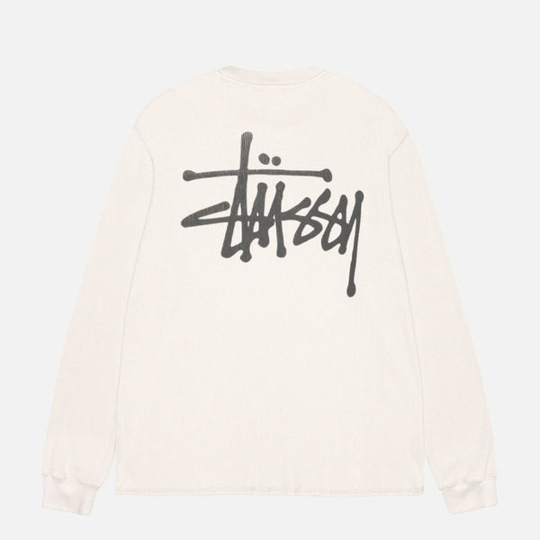 ★関税込★STUSSY★BASIC STOCK LS THERMAL LS T-Shirt★Bone★ Stussy - Basic Stock LS Tee: Bone – arts - rec