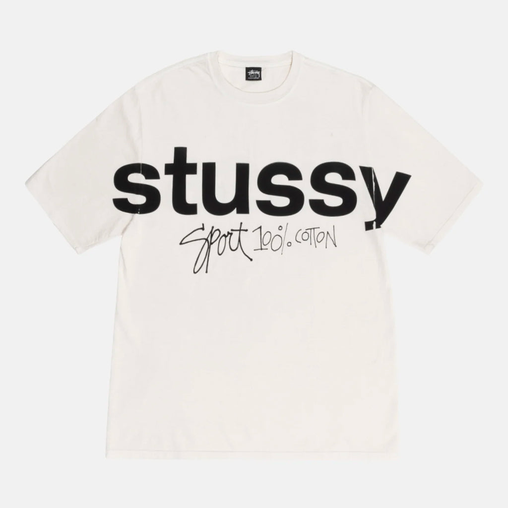 Stussy - Sport 100% Pigment Dyed Tee : Natural