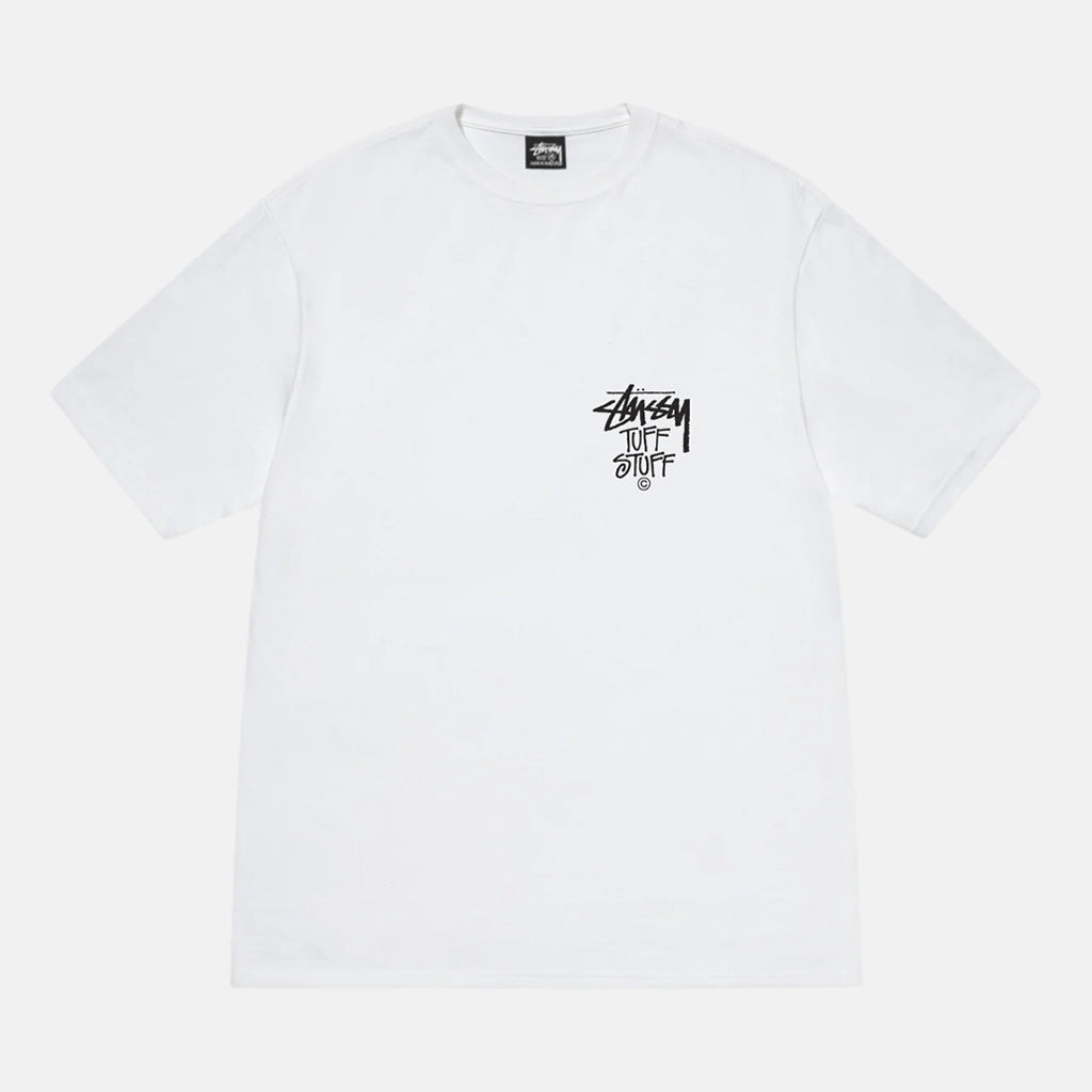 Stussy - Tuff Stuff Tee : White – arts - rec