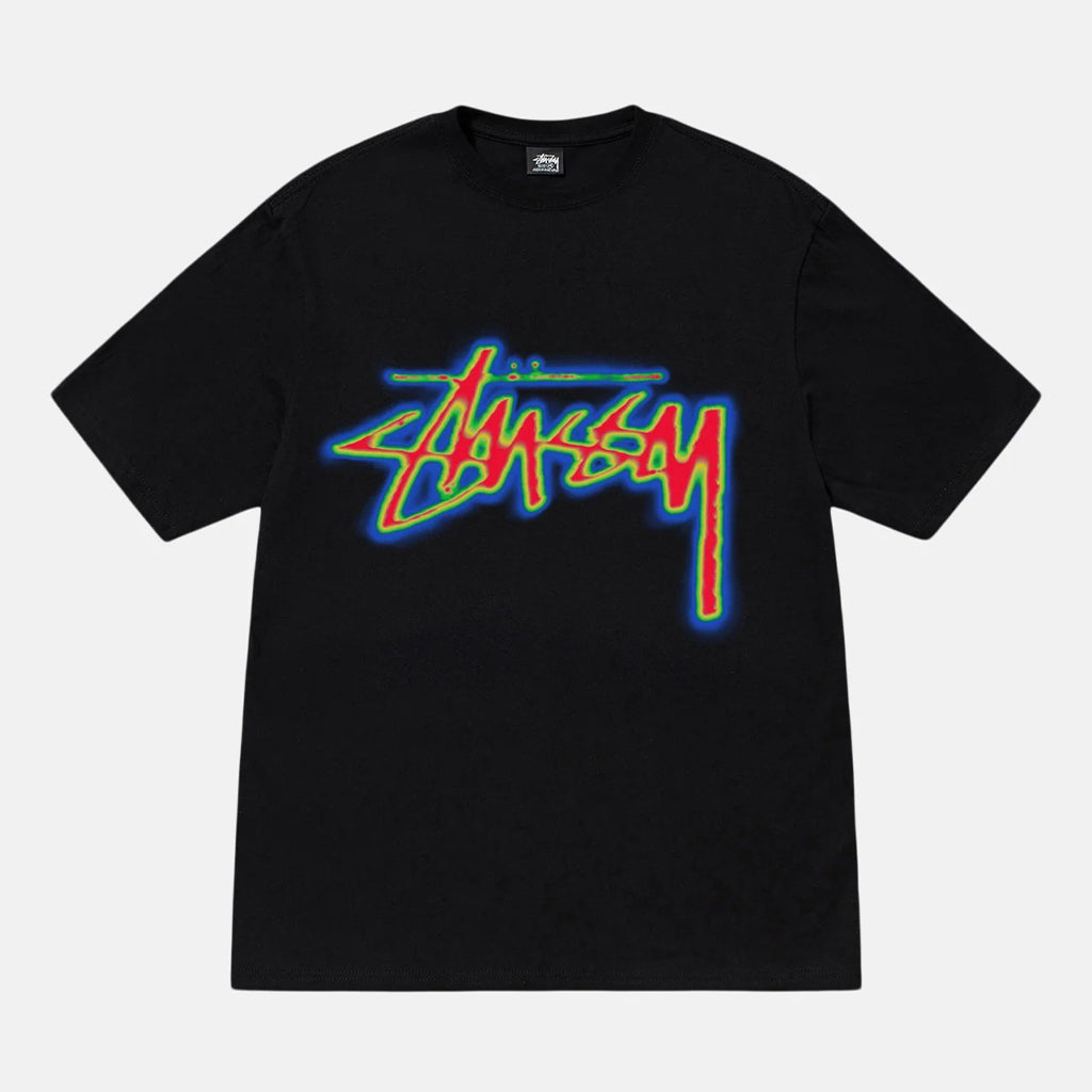 Stussy - Thermal Stock Tee: Black – arts - rec