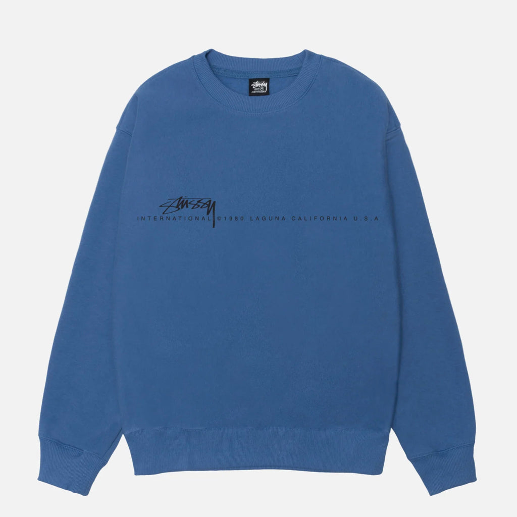 国内発送 送料関税込 完売 STUSSY SMOOTH 80 CREW スウェット Stussy : Smooth 80 Crew - Blue – arts - rec