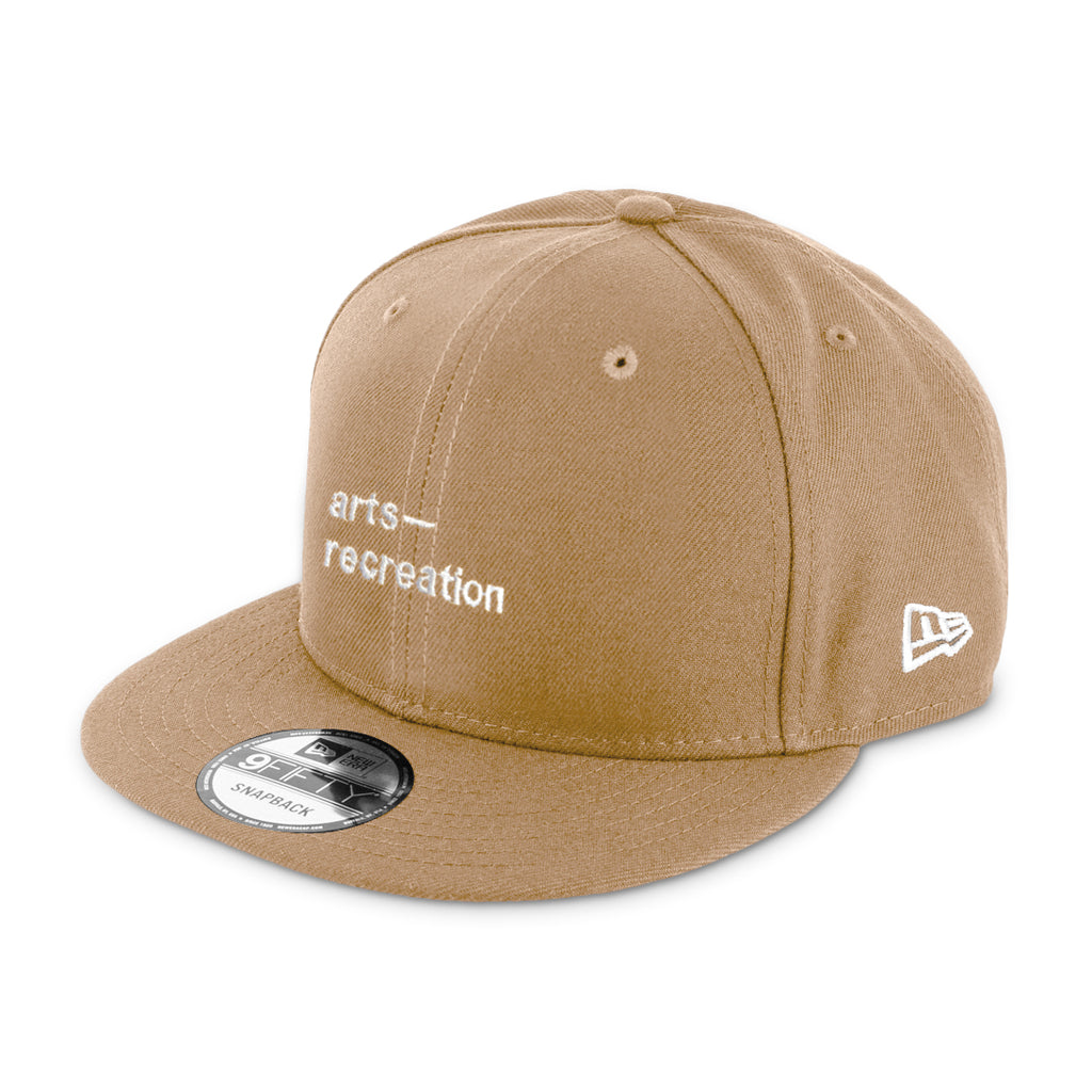 Arts-Rec New Era 9Fifty Stacked Logo Hat - Khaki